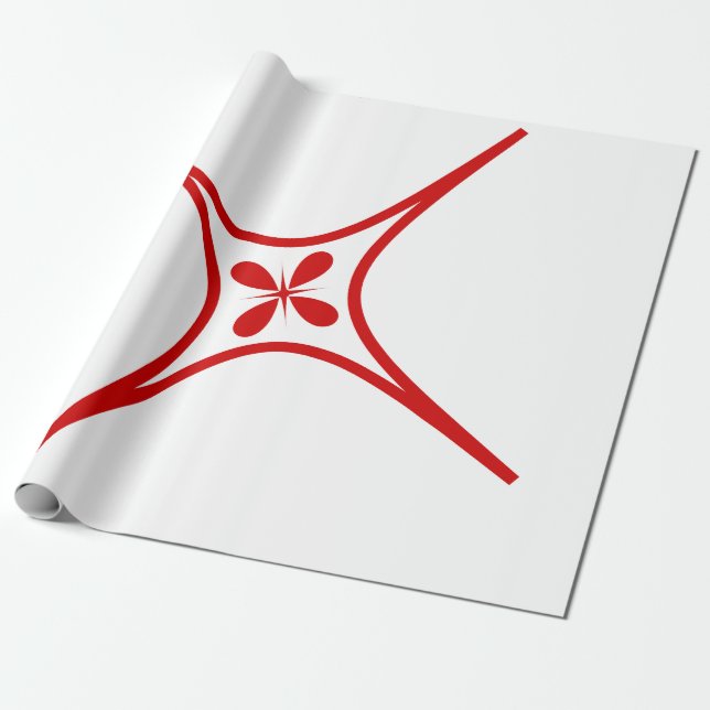 Modern,Cute,Stylish,Geometric Wrapping Paper, WP65 Wrapping Paper (Unrolled)