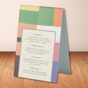Modern Cute Vivid Colour Blocks Retirement Party