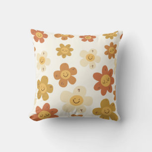 Modern Cute Watercolor Floral Pattern Cushion