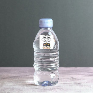 Modern Cute Zam Zam Muslim Water Hajj Umrah Gift Square Sticker