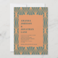 Modern Cutty Sark & Raw Sienna Pattern Wedding