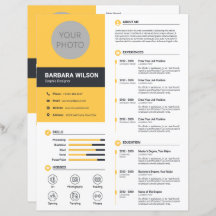 Modern CV, Resume + Letter (Template)