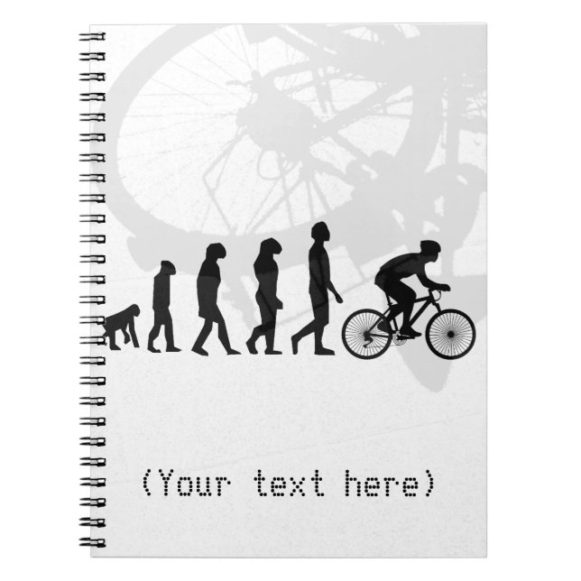 Modern Cycling Human Evolution Scheme Notebook (Front)