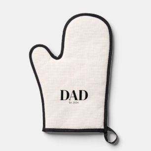 Modern Dad Established  Oven Mitt