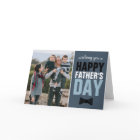 Modern Dad Navy Blue Bow Tie Happy Father's Day