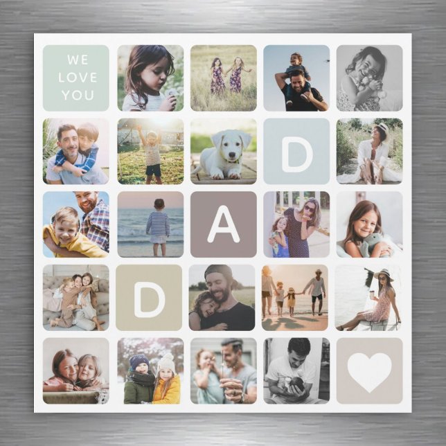 Modern Dad Photo Collage Father's Day Family Love (Creator Uploaded)