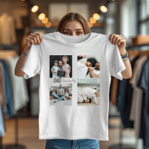 Modern Dad Superhero Family Photo T-Shirt