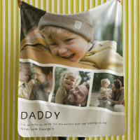 Modern Daddy Photo Strip Collage