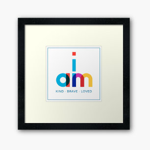 Modern Daily Affirmation Colourful Typography Poster