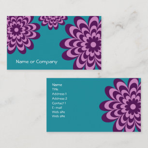 Modern Daisy Business Card or Networking Card