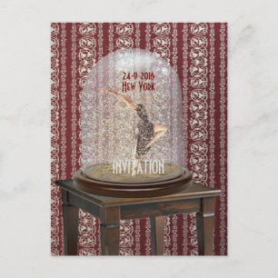 MODERN DANCE INVITATION Postcard