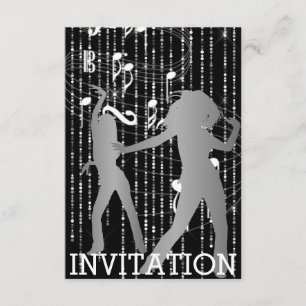 Modern Dancer Hip Hop Urban Club Vip Invitation