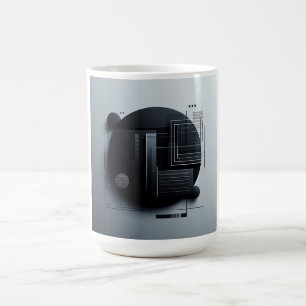Modern Dark Graphic design Coffee Mug