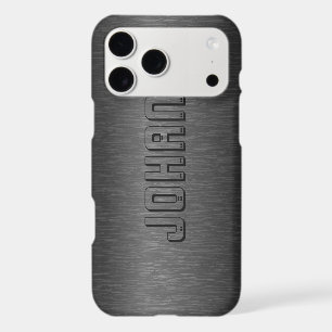 Modern Dark-grey Brushed Aluminium Background