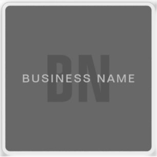 Modern Dark Grey Editable Monogram Design Template