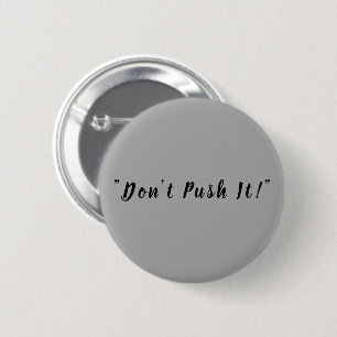 Modern Dark Grey Solid Customisable Round Button