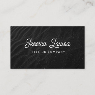 Modern Dark Sand QR Code Business Card