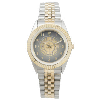 Modern Dark theme Two-Tone Classic Watch Custom