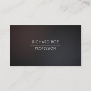 Modern Darken Creative Professional Business Cards