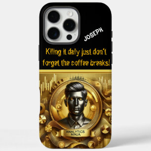 Modern Data Scientist Excels in Analytics iPhone 16 Pro Max Case