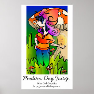 Modern Day Faerie Poster Print