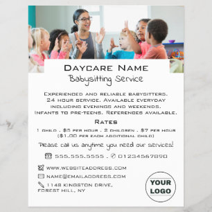 Modern Daycare Flyer Leave a review