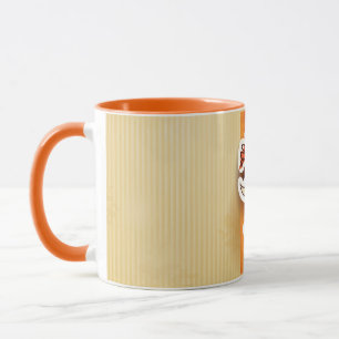 Modern decor with flower, mug
