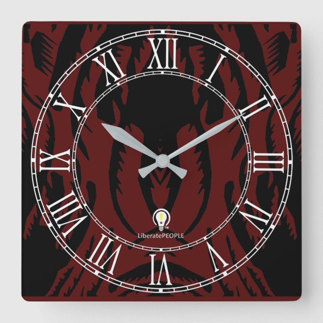 Modern Decorated Designer#15 Wall Clock Buy Online (Front)