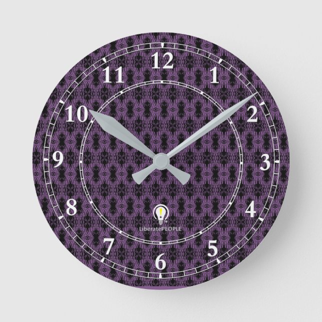 Modern Decorated Designer#18 Wall Clock Buy Online (Front)