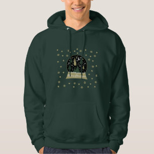 Modern decorated snowglobe hoodie