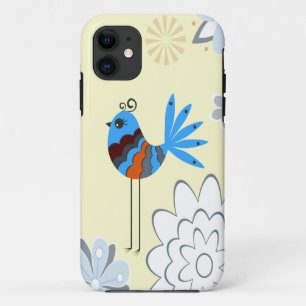 Modern Decorative Blue Birds iPhone 11 Case