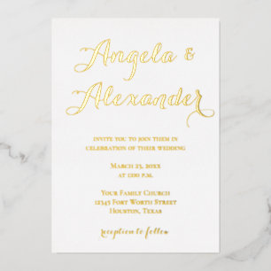 Modern Decorative Calligraphy Wedding