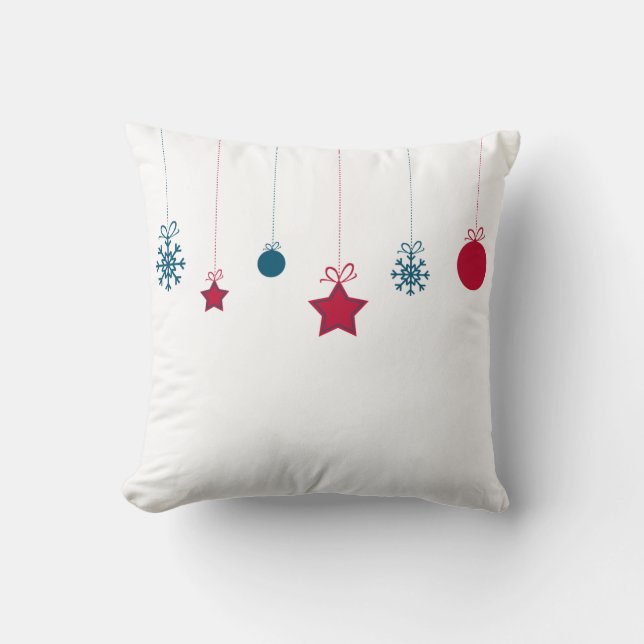 Modern Decorative Christmas Ornament Cushion (Front)