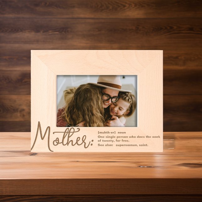 Modern Definition Of Mother Photo Etched Frames (Creator Uploaded)