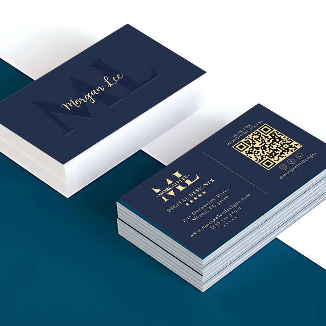 Modern Dental Professional Customisable Business Card (Modern Dental Professional)