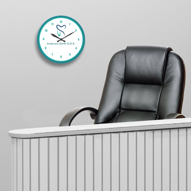 Modern Dentist Office Editable Waiting Room Clocks (Creator Uploaded)