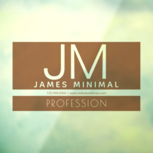 Modern  Design   Brown & Transparent Clear