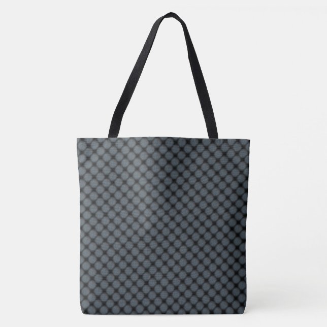 modern design deep grey  tote bag (Front)