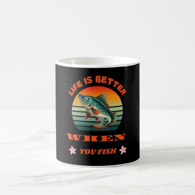 MODERN DESIGN FOR FISHERMEN COFFEE MUG (Center)