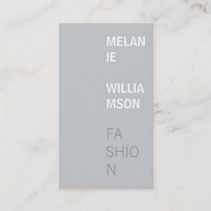 Modern Design (gainsboro grey) Business Card