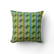 Modern Design Green Blue Orange Pattern 