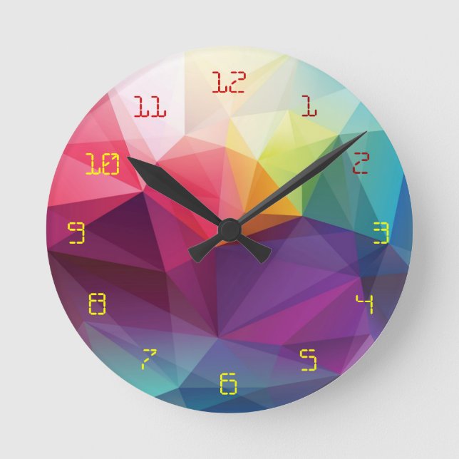 Modern Design Round Clock (Front)