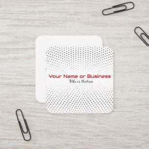 Modern design square business card