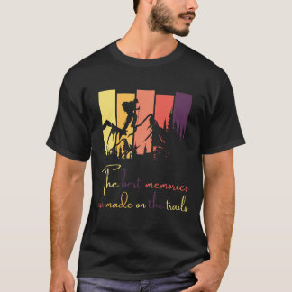 modern design t-shirt for hiking