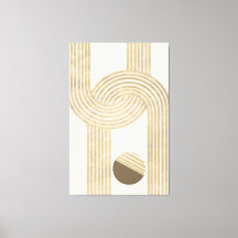 Modern design with beige and yellow stripes