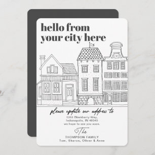 Modern Destination City Moving Announcement