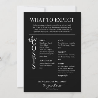 Modern Detailed Bridesmaids Proposal Card