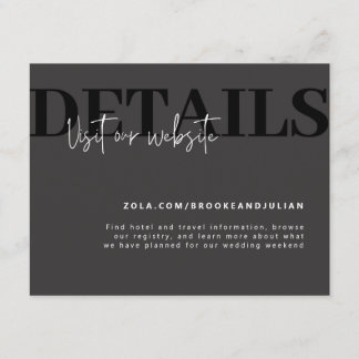 Modern Details Card