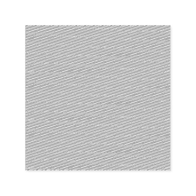 Modern Diagonal Line Self-Inking Rubber Stamp (Design)