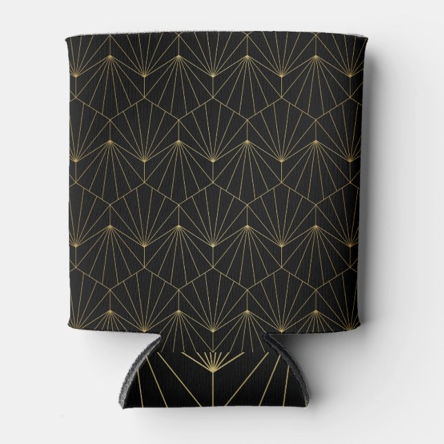 Modern diamond, art deco design can cooler (Front)